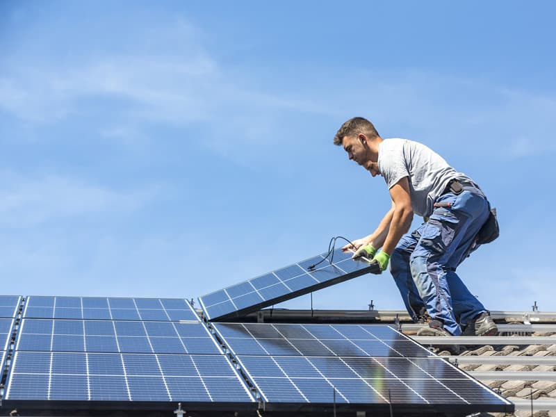 Instalación de placas solares na Coruña